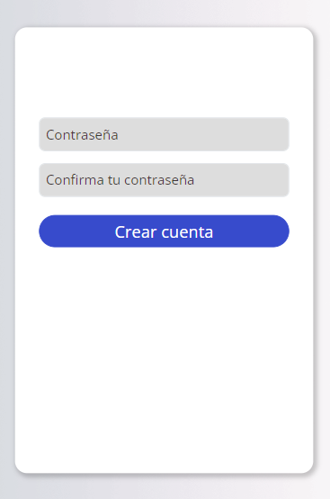 Configurar contraseña de deportista