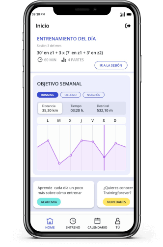 Aplicación Entrenamiento para Deportistas